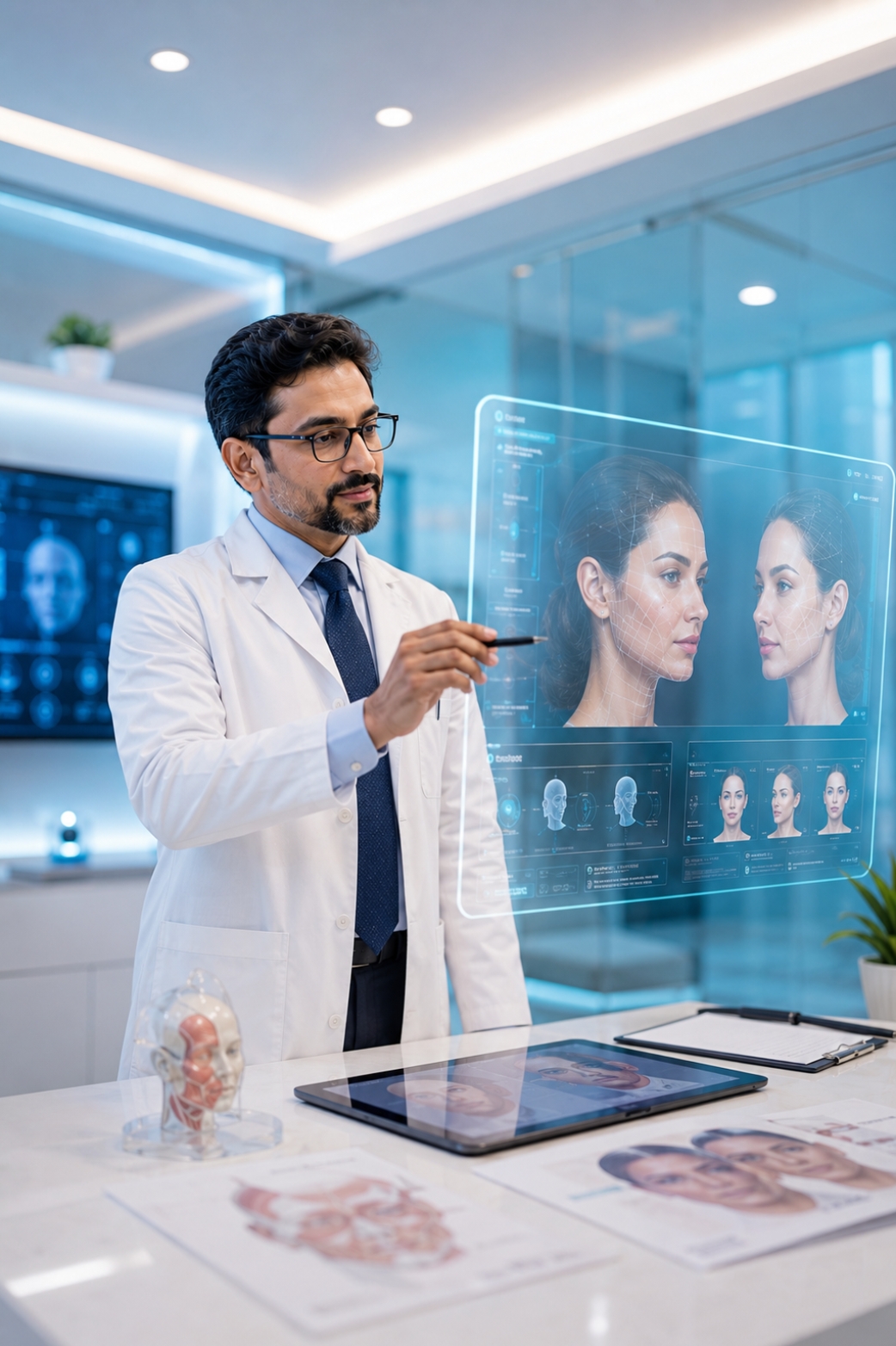 Plastic surgery consultation